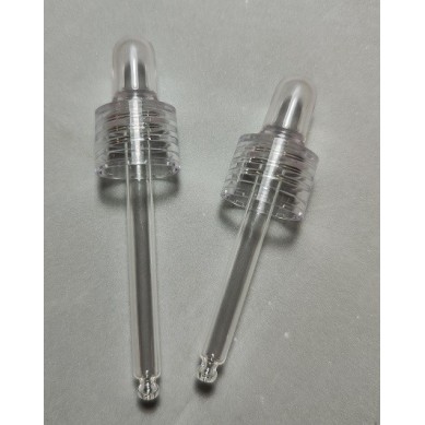 Tapon Cuentagotas Transparente  10ml DIN18 