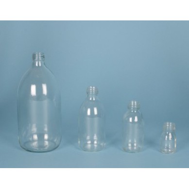 Frasco 500mL Transparente, DIN 28