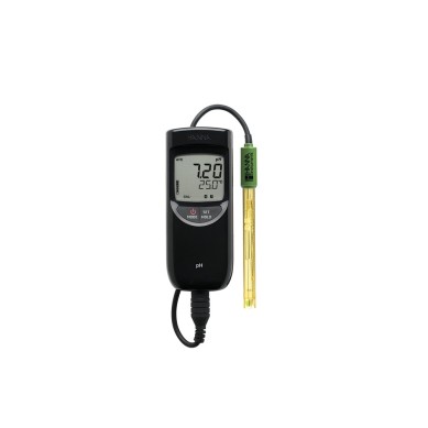 pHmetro portátil (pH/Temp) - Electrodo: Usos generales, plástico, HI12303