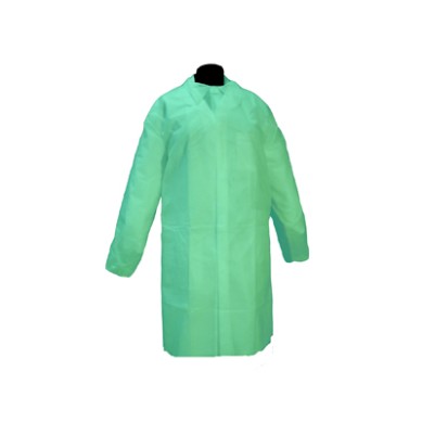 Bata desechable, Talla XXXL, Verde, 1UD