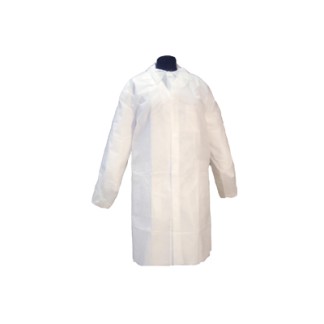 Bata desechable, Talla XXXL, Blanca, 1UD