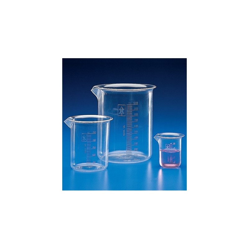 Vaso PMP graduado forma baja, 50 mL Kartell