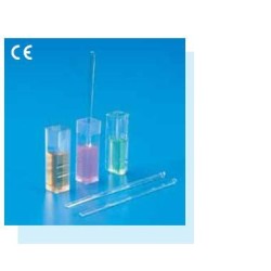 Cubeta espect. UV PMMA forma alta, 2.5 ml, c··1000