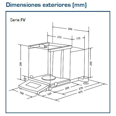 Balanza Analitica Serie FV-220C