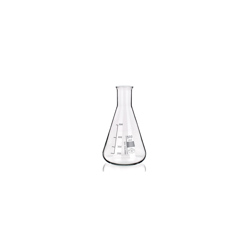 Matraz Erlenmeyer Simax c/estrecho 50ml