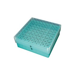 Caja Carton Congelable para Criotubos hasta 5ml 81 tubos